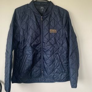 navy blue United States Naval Academy jacket